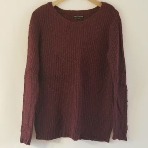 New Brandy Melville Knit Sweater - Burgundy